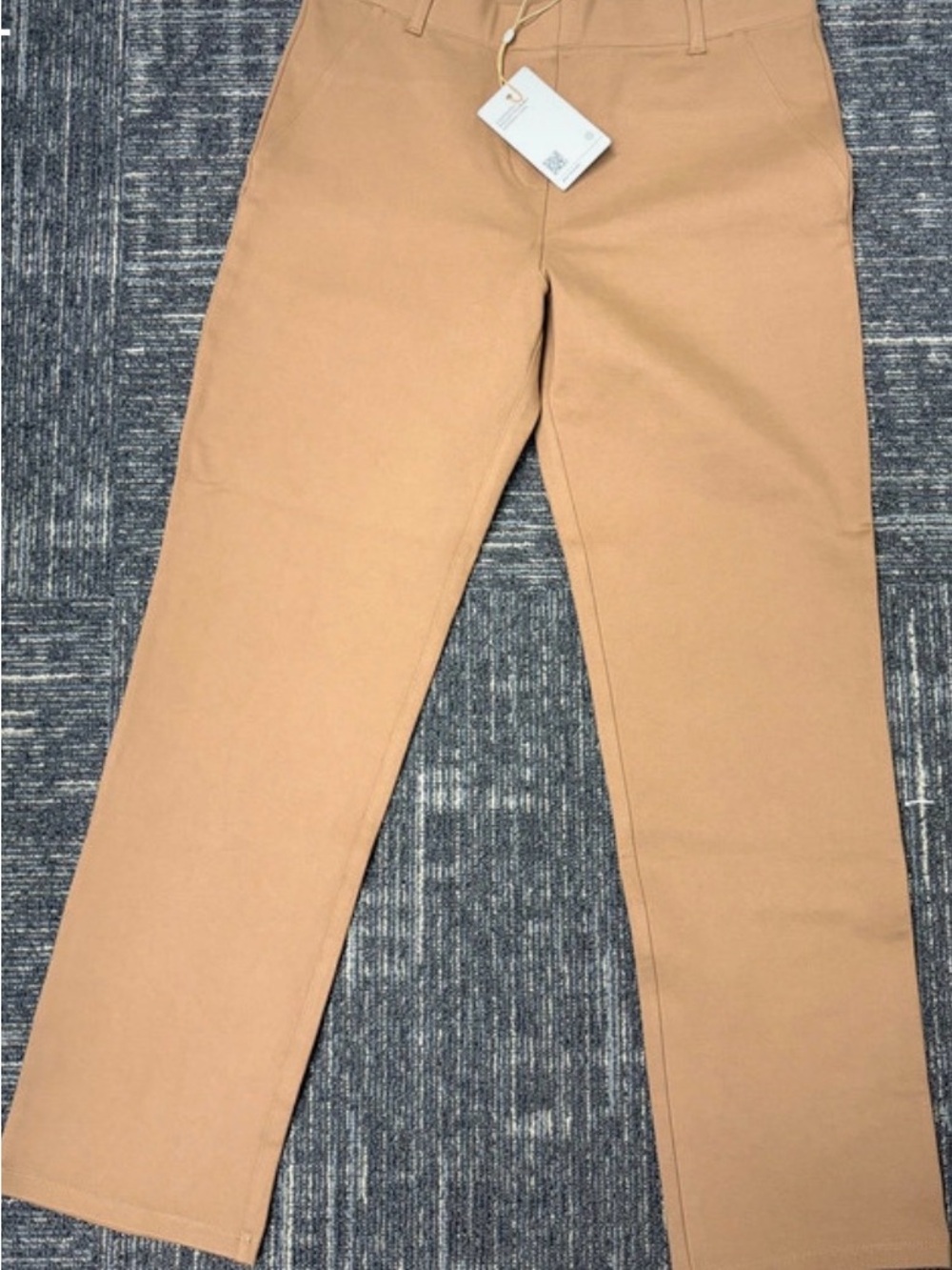 Quince Ultra-Straight Ponte Pants Short, Pecan
